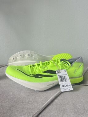 Adizero Avanti Running High-Performance Men's Track Spikes Solar Yellow US 12.5